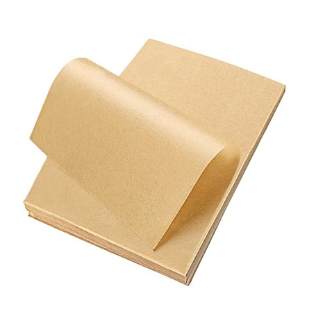 Lot de 100 feuilles de papier sulfurisé Baltt - Revêtement anti-adhésif - Papier sulfurisé - Pour la cuisson - Papier ciré pour