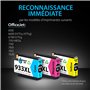 Smart Ink Cartouches d’Encre Compatibles Alternative pour HP 932xl/933xl 932 933 Pack de 3 (Black Cyan Magenta Jaune) avec Systè