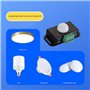 Détecteur de Mouvement à Infrarouge LED 12 V DC Détecteur de Mouvement Capteur de Mouvement PIR pour Bande LED/Ampoule 12 V 8A