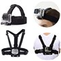 TopKrymzer Harnais Poitrine Fixation Bandeau Compatible avec GoPro Hero 13/12/11/10/9/8/ AKASO V50X Brave 7/ GOOKAM/Jadfezy/Drag