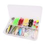 VOANZO Kit de 101 leurres de pêche avec boîte de rangement incluant Crankbaits Swimbaits Spinnerbaits et émerillons pour pêche à