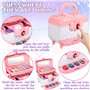 ENCOUN Maquillage Enfant Jouet Filles, Lavable Malette Maquillage Jouet, Coffret Maquillage Enfant, Maquillage Enfant Fille, Val