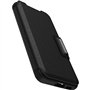 OtterBox Étui Portefeuille en Cuir véritable pour Galaxy S23 Strada Series - Shadow (Noir), Porte-Cartes
