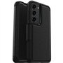 OtterBox Étui Portefeuille en Cuir véritable pour Galaxy S23 Strada Series - Shadow (Noir), Porte-Cartes