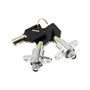 HDBUBALUS Ensemble de verrous rigides pour sacoche de moto avec clés compatibles avec Harley Touring Electra Glide Road Glide St