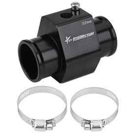 Qiilu Sonde Température De L'eau Tuyau Jauge Radiateur Durite Capteur Adapteur(32mm)