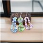 Guyode 8 Paquets Perles Assortiments Acrylic Beads Pendentif Serti de Fleurs de Papillons et de Coeurs Perle pour Bracelet Diffé