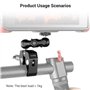 SMALLRIG Pince à Rotule Multifonctionnelle Adaptateur Double Ball avec Rod Clamp et 1/4'' Vis Standard 2164