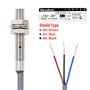 Heschen M5 capteur de proximité inductif interrupteur Type de bouclier LJ5A3-1-Z/BY détecteur 1mm 10-30VDC 150mA PNP normalement