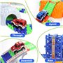 Circuit Voiture Enfant 309 Pcs Flexible avec Ascenseur Automatique Jouet Enfant 3 4 Ans Circuit Voiture Electrique Cars Jouet Ca