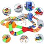 Circuit Voiture Enfant 309 Pcs Flexible avec Ascenseur Automatique Jouet Enfant 3 4 Ans Circuit Voiture Electrique Cars Jouet Ca