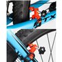 Support portable pour roue de vélo - Mini jantes de vélo - Outils de réparation - Clé à rayons - Noir