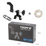 Support portable pour roue de vélo - Mini jantes de vélo - Outils de réparation - Clé à rayons - Noir