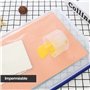 STARVAST 20 Pcs Pochette A4 Zippée, Pochette à Fermeture Éclair, Pochette Document Chemise PVC Mesh de Rangement Fichiers A4 pou