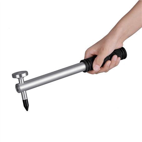GS - Marteau de débosselage en aluminium avec pointe en plastique à visser - Marteau à main pour réparation de bosses de grêle