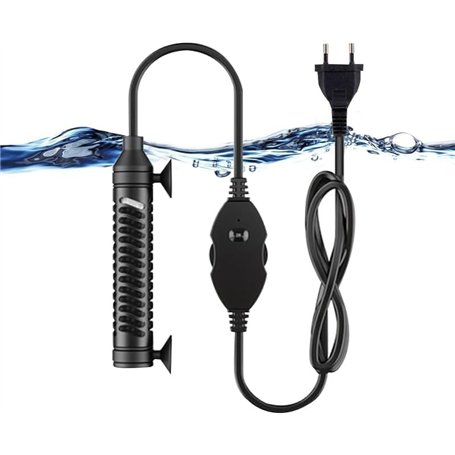 GERUI Réchauffeur d'aquarium 35 W/50 W (1 L-20 L) avec régulateur de température pour réservoirs de Poissons et d'aquarium avec