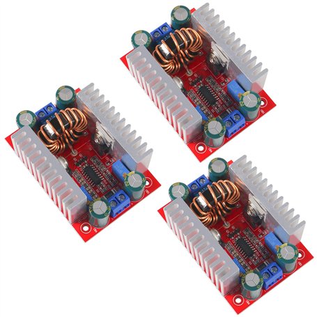 Lot de 3 modules de conversion de courant continu 400 W DC-DC 15 A pilote LED 8