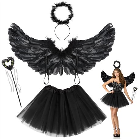 Ailes d'ange CostumeNoir