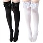 MAXQUU 2 Paires De Bas à Nœud Long Jusqu'aux Genoux