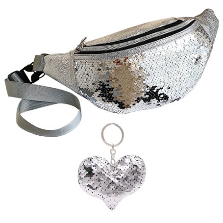 Sac À Taille À Paillettes 1 Pièce Et Pendentif 1 Morceau