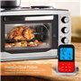 ANCLLO Thermomètre numérique à double sonde programmable sans fil étanche - Thermomètre de cuisine, cuisson au four, barbecue et