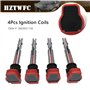 HZTWFC Paquet de 4 bobines d'allumage OEM # 06E905115E pour Volkswagen & Vehicles