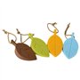 Binnan Lot de 4 Protection Cale Porte Bouchon Doigt en Silicone,(Jaune, Vert, Bleu, Café)