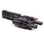 Xrten 1 Paire Y Panneau Solaire Connecteurs, Connecteurs de Cble Splitter Coupler Outil Combinateur