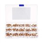 DollaTek 450 pièces 15 valeur ensemble de condensateurs monolithiques 50 v boîte d'assortiment multicouche 10pf à 100nf Kit de c
