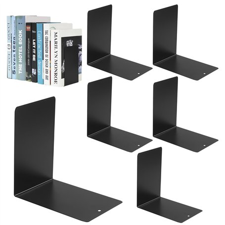 Lot de 6 Serre Livres en Métal