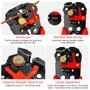 Relota Pince à Dénuder Automatique, Pince à Sertir 200mm 3 en 1, Pince Automatique Multifonction pour Fils 10-24AWG, Auto-réglab