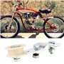 Aramox Tendeur de chaîne de poulie tendeur de Chaine de vélo, Support de tendeur de Rouleau de chaîne de poulie de Moteur adapté