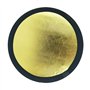 Réflecteur Pliable Portable,2 en 1 de 30 cm Portable Rond Réflecteur de Lumière Multi Disque en doré avec Argenté pour Studio ou
