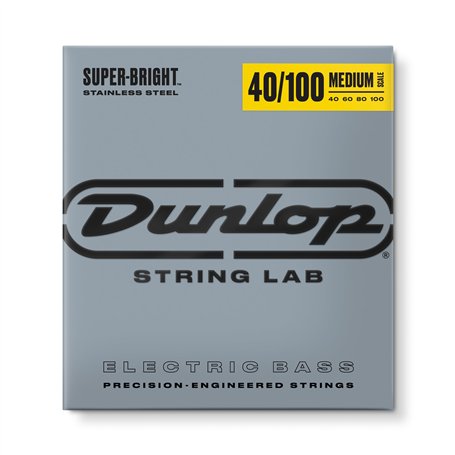 Cordes pour basse Dunlop SB Steel Medium 40-100