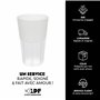 LPF LE PETIT FOURNISSEUR - Lot de 50 Gobelets à cocktail réutilisables Granity 33cl (40cl à ras-bord) - Polypropylène plastique 