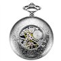 TREEWETO Montre Gousset Mecanique Montres Poche Steampunk Squelette rétro Pendentif Montre de Poche Montre Gousset Dore Montre P