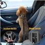 Ceinture Securite Chien Ceinture Chien Voiture Ceinture de Sécurité Longueur Réglable Amorti Absorption des Chocs Ceinture Réflé