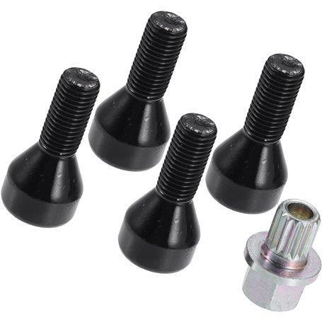 Dixhills Écrous de verrouillage de roue M12 x 1