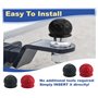 Hitopin 6 Pièces Cache-Boule pour Crochet de Remorque, Cache Boule Attelage Voiture, Couverture À Boule D'attelage Remorque, Cap