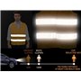 Hitopin 10 Pièces Gilet Réfléchissant de Sécurité Haute Visibilité pour Voiture, Conducteurs et Travailleurs Unisexe, Orange