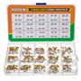 HUAREW 15 Valeurs 300 pièces Condensateur céramique 10~680 pF et 1~100 nF Kit de classification