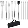 Outils Barbecue - Ustensiles Barbecue 9PCS - Accessoires Barbecue