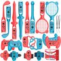 Ensemble d'accessoires Switch Sports 18-en-1 – Jeu Switch Sport – Compatible Nintendo Switch et Switch OLED – Comprend raquettes