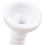 POFET Lot de 5 embouchures pour trompettes en plastique ABS Blanc