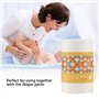 Doublures de Couches 100 Feuilles Non Parfumées en Bambou Naturel s Bio-dégradables Inserts Couches lavables dans les toilettes 