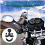 Moto Boule Support Telephone U-Boulons - Adaptateur Bille Base Compatible de Téléphone pour Vélo et Rotule Mount avec Supports R