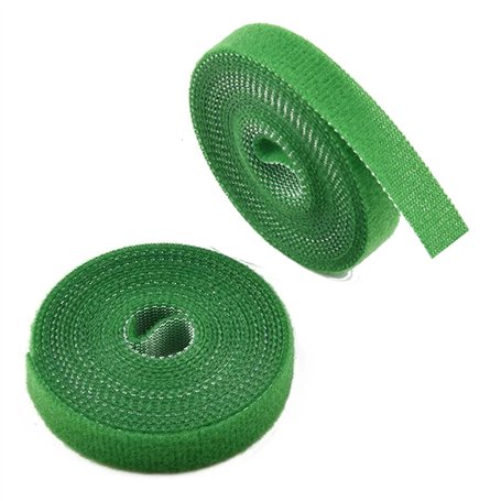 Lot de 2 liens Velcro pour plantes - 5 m - Fixation pour arbre - 25 mm - Fermeture Velcro réglable - Pour fixer les plantes et l