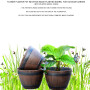 Hidyliu Pot de Fleur tonneau Bois Decoration Grand de Jardin en résine Imitation tonneau de Bois de décoration de la Maison Styl