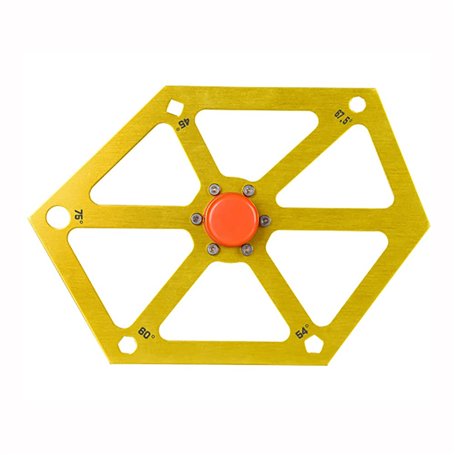 ANCLLO Règle hexagonale en alliage d'aluminium pour scie de table