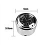 Maso Lot avec horloge et thermomètre Pour guidon de moto 7/8" (22 mm) Universel Étanche Noir